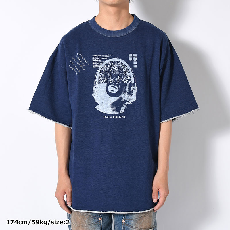 DAMAGE SWEAT TEE (NEW COLOR) -2.COLOR-