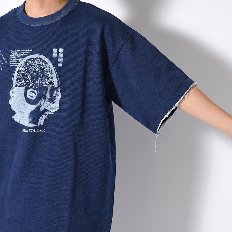 DAMAGE SWEAT TEE (NEW COLOR) -2.COLOR-