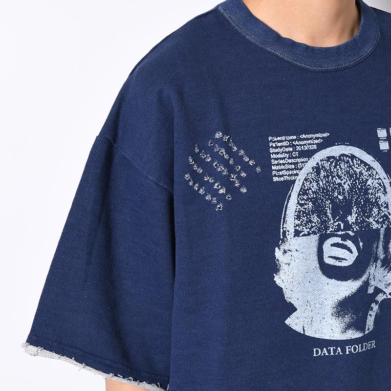 DAMAGE SWEAT TEE (NEW COLOR) -2.COLOR-
