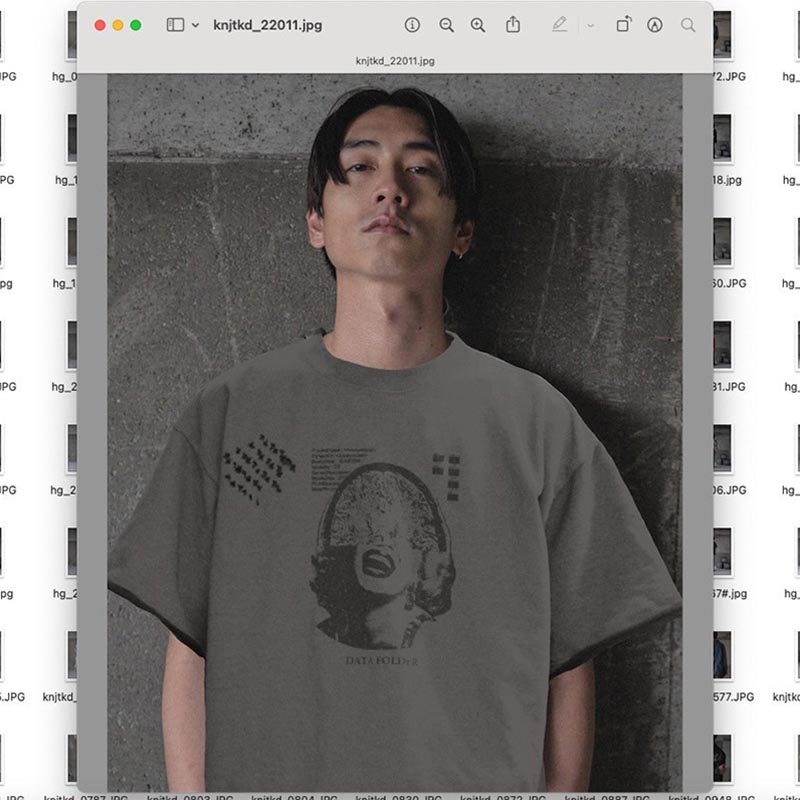 DAMAGE SWEAT TEE (NEW COLOR) -2.COLOR-