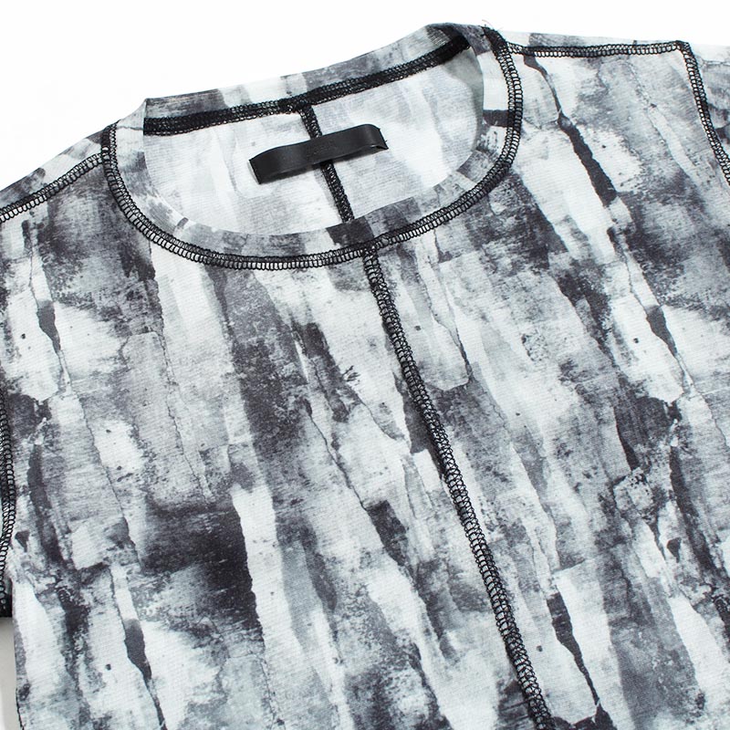 ABSTRACT PRINT P/O -GRAY-