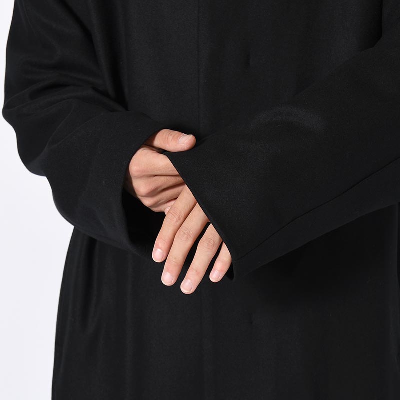 BEXTREME OVER HOODED COAT -BLACK-