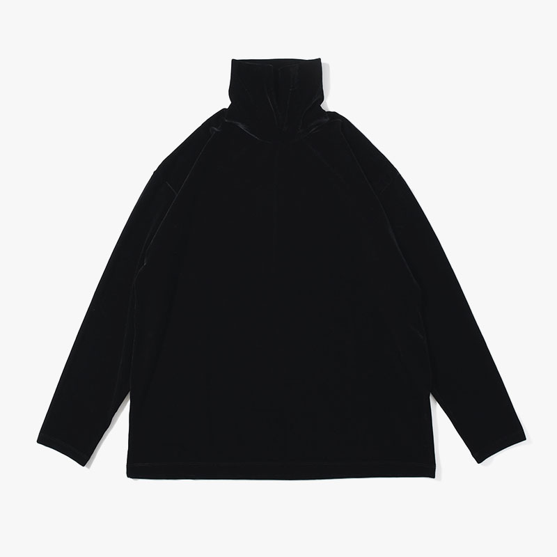 VELOUR TURTLE -BLACK-