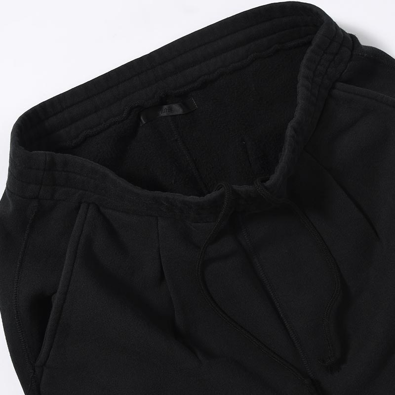 FADE WIDE SWEAT PANTS -BLACK-