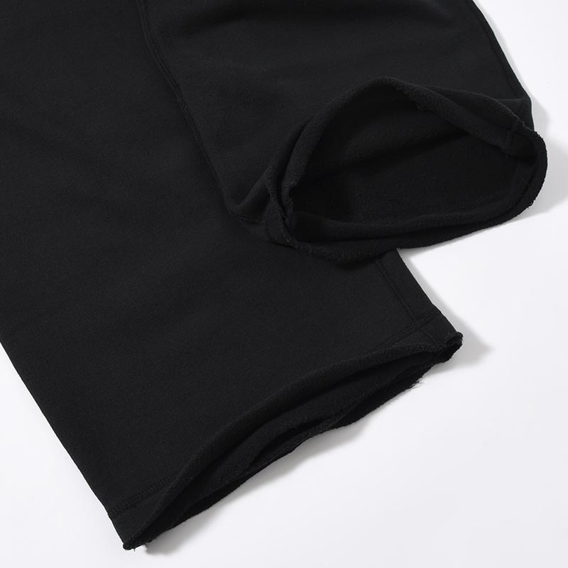 FADE WIDE SWEAT PANTS -BLACK-