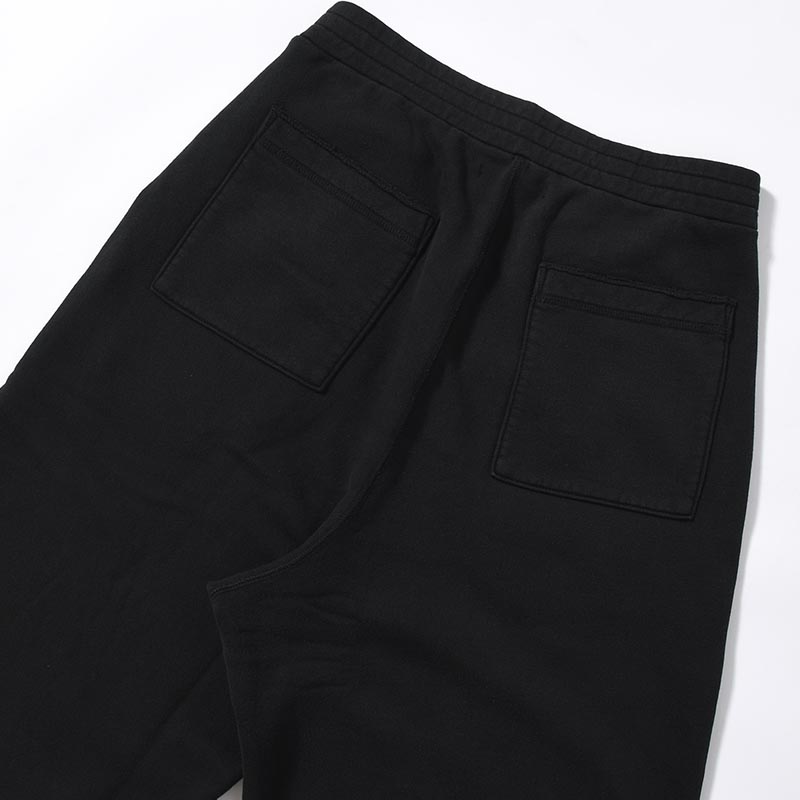 FADE WIDE SWEAT PANTS -BLACK-