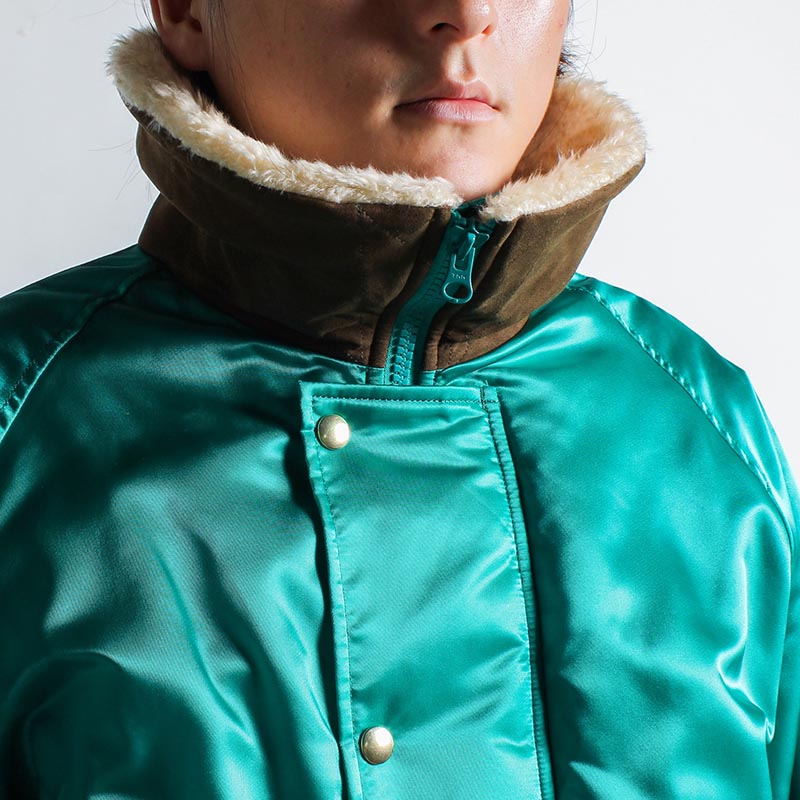 NYLON SKI JKT -GREEN-