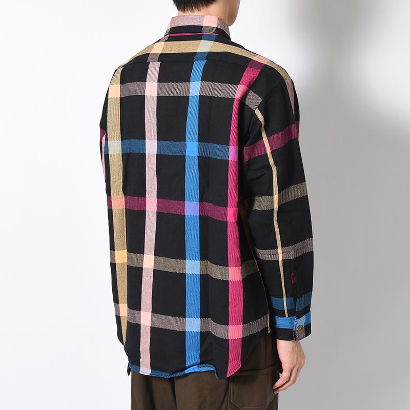 BIG MAC CHECK LS SHIRT -NAVY-