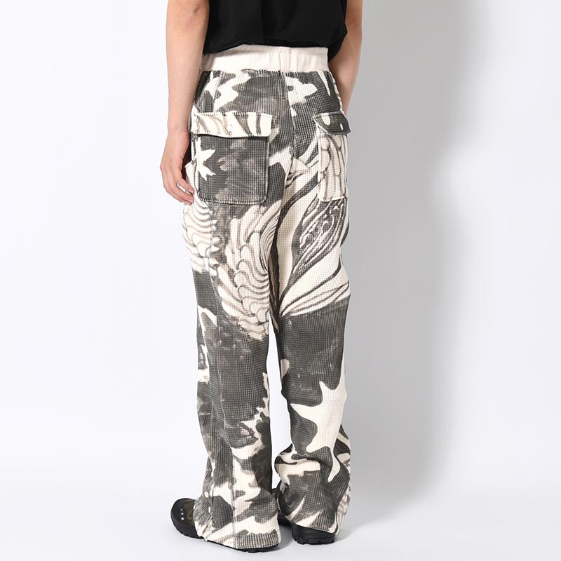 THERMAL WARM UP PANTS -FLOWER-