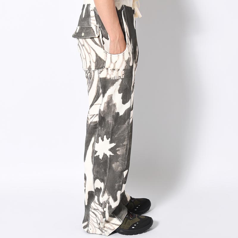 THERMAL WARM UP PANTS -FLOWER-