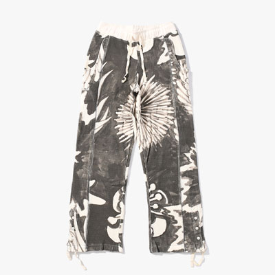 THERMAL WARM UP PANTS -FLOWER-