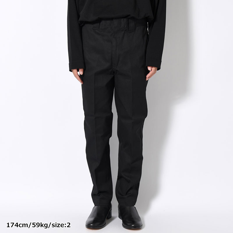 10L DICKIES SLIM FIT TC PANTS "BENEDICT" -BLACK-