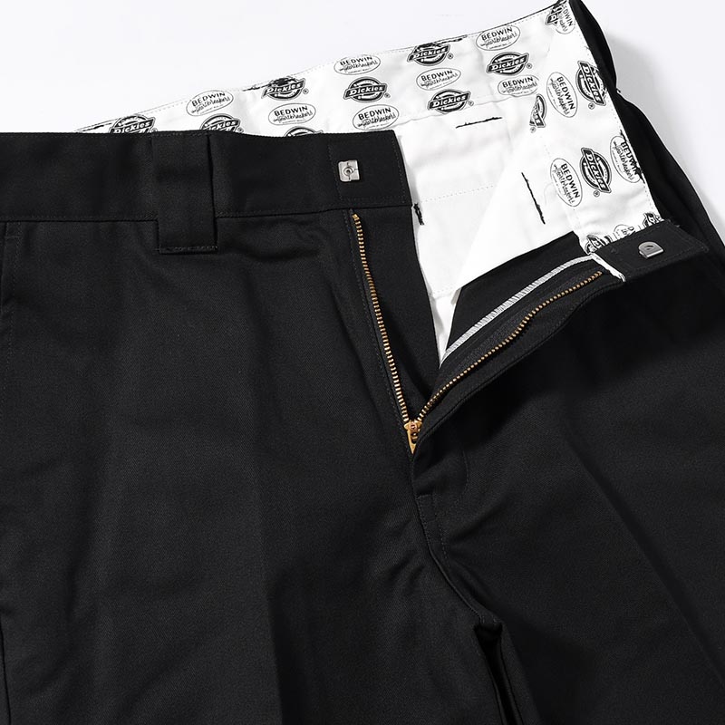 10L DICKIES SLIM FIT TC PANTS "BENEDICT" -BLACK-