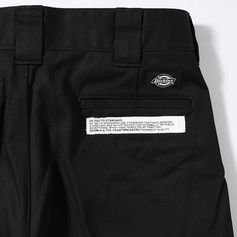 10L DICKIES SLIM FIT TC PANTS "BENEDICT" -BLACK-