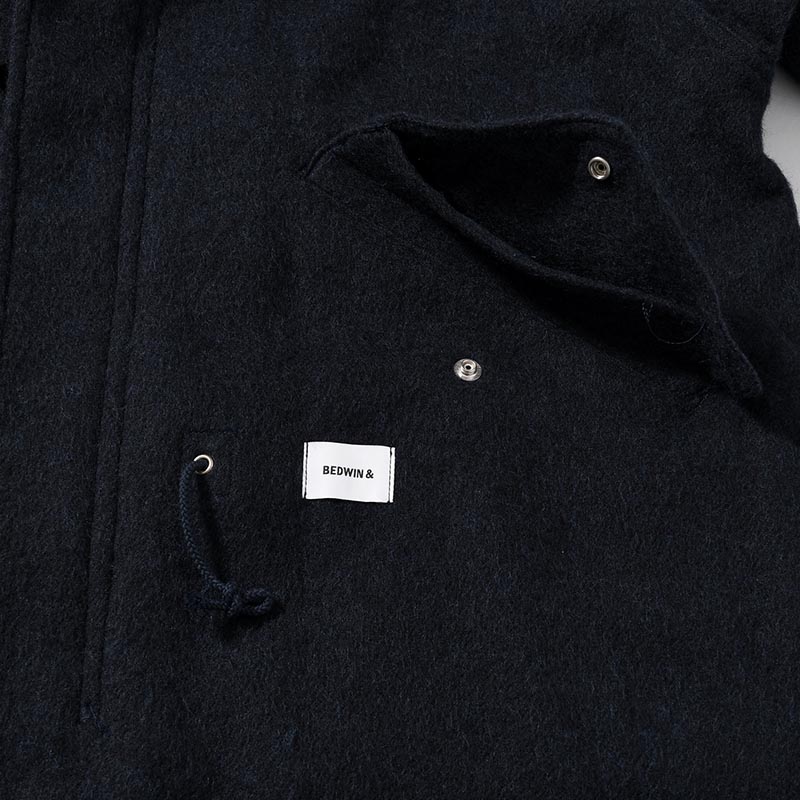 WOOL M-51 MILRITARY PARKA "CHASE" -NAVY-