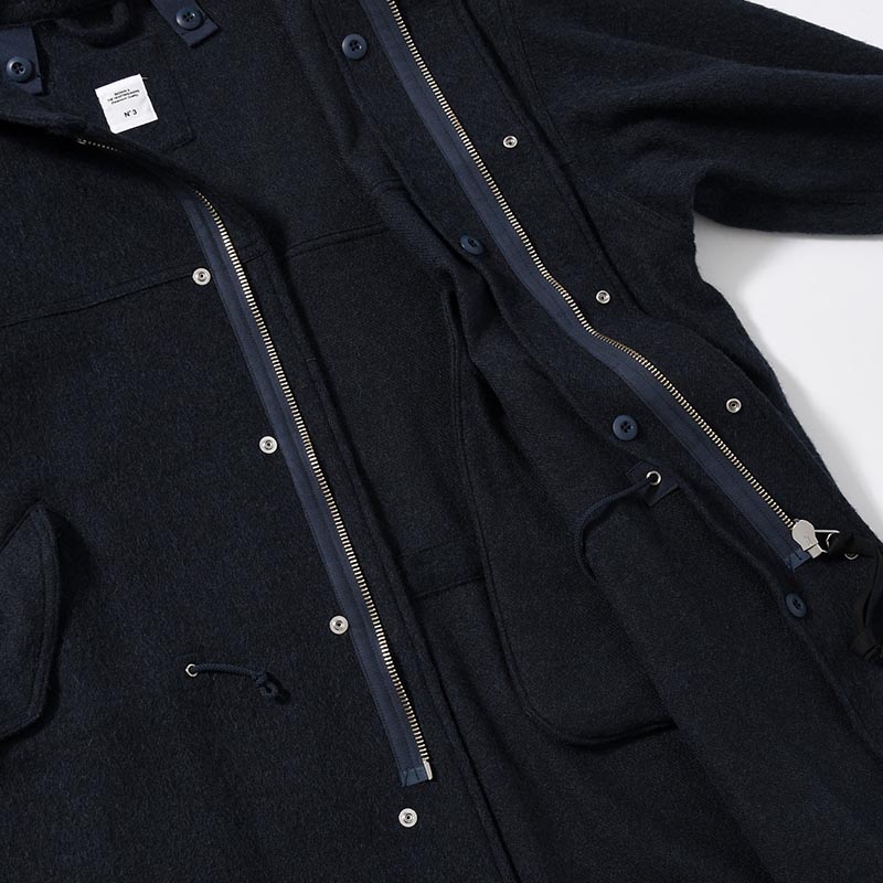 WOOL M-51 MILRITARY PARKA "CHASE" -NAVY-