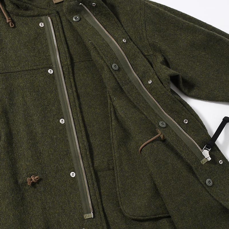 WOOL M-51 MILRITARY PARKA "CHASE" -OLIVE-