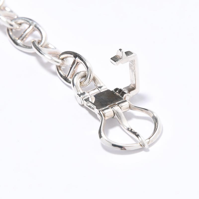 ANCHOR CHAIN HORSE SHORE BUCKLE BRACE -SILVER-