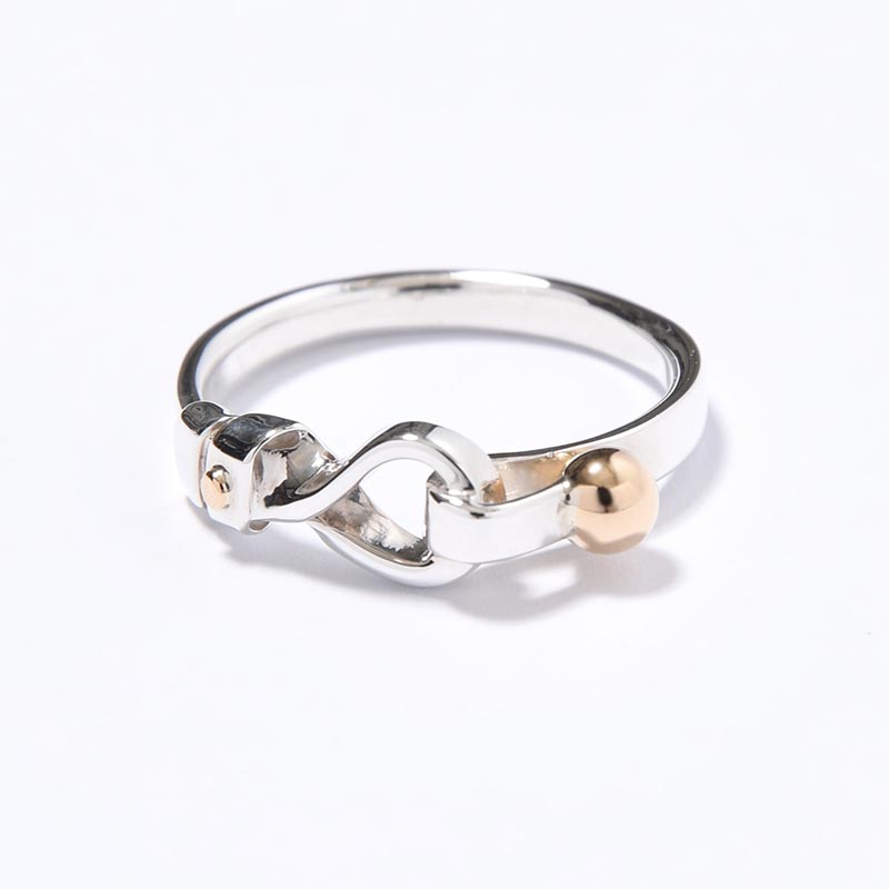 CLASP RING -SILVER/GOLD-