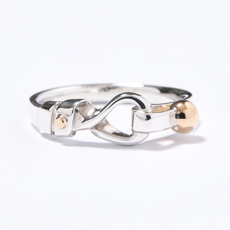 CLASP RING -SILVER/GOLD-