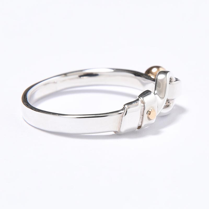 CLASP RING -SILVER/GOLD-