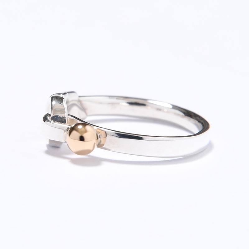 CLASP RING -SILVER/GOLD-