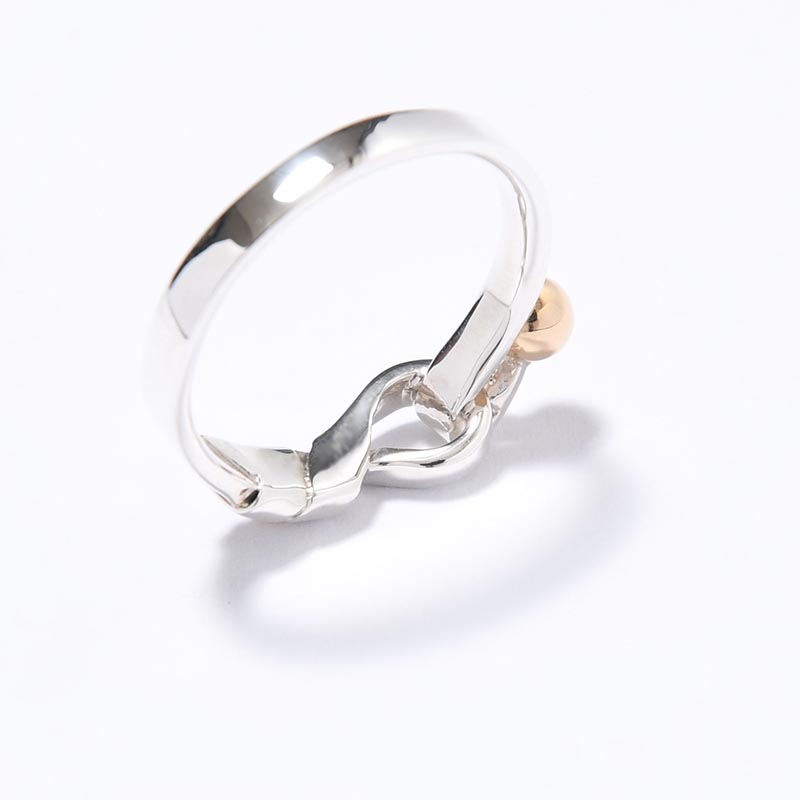 CLASP RING -SILVER/GOLD-