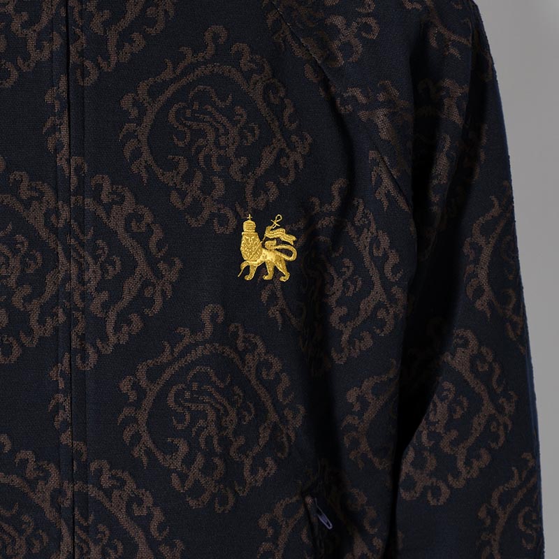 "CURLED UP DRAGON" TRACK JACKET -NAVY-