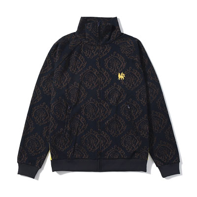 "CURLED UP DRAGON" TRACK JACKET -NAVY-