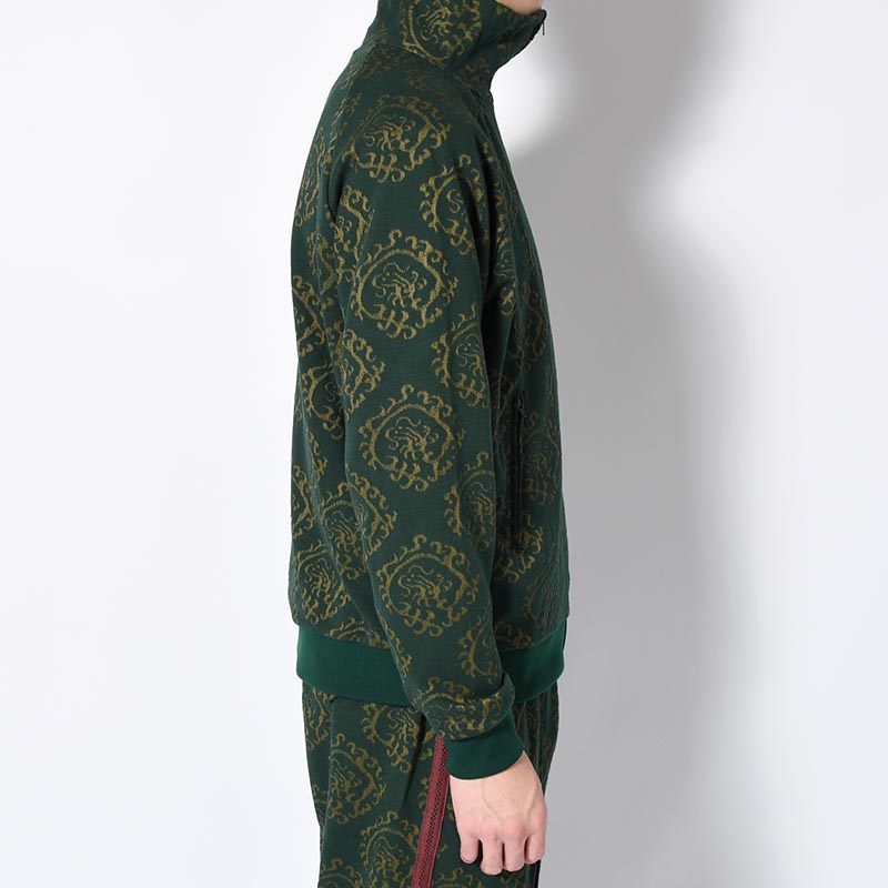 "CURLED UP DRAGON" TRACK JACKET -DARK GREEN-