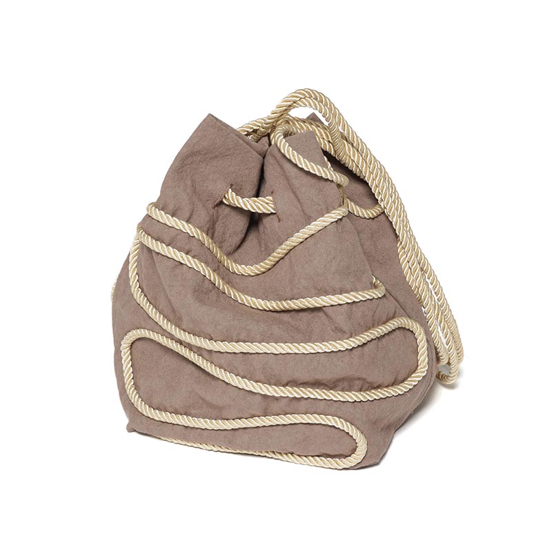 ROPE SUSPENSION BAG -2.COLOR-(BROWN)