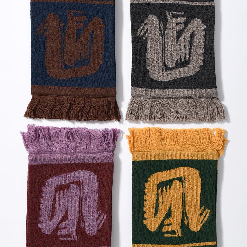 "EASTEND DRAGON FONT" GAME WOOL SCARF -4.COLOR-