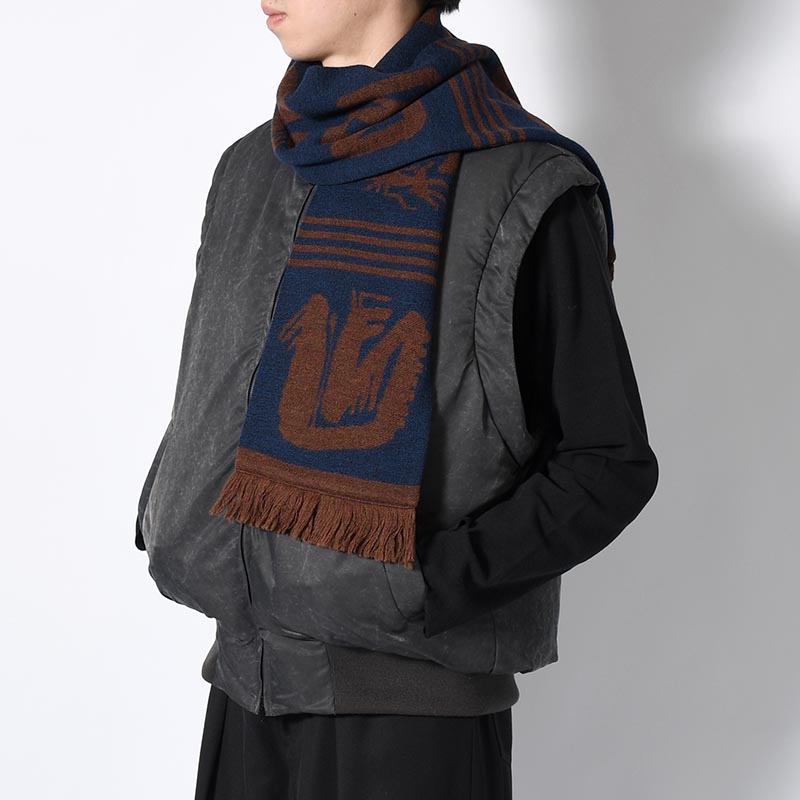 "EASTEND DRAGON FONT" GAME WOOL SCARF -4.COLOR-