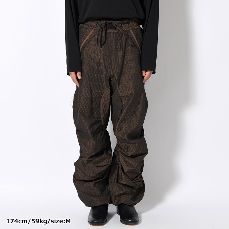 HYDRA PANTS -BROWN-