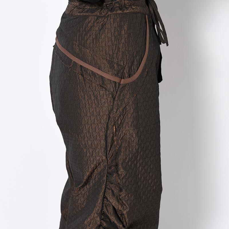 HYDRA PANTS -BROWN-