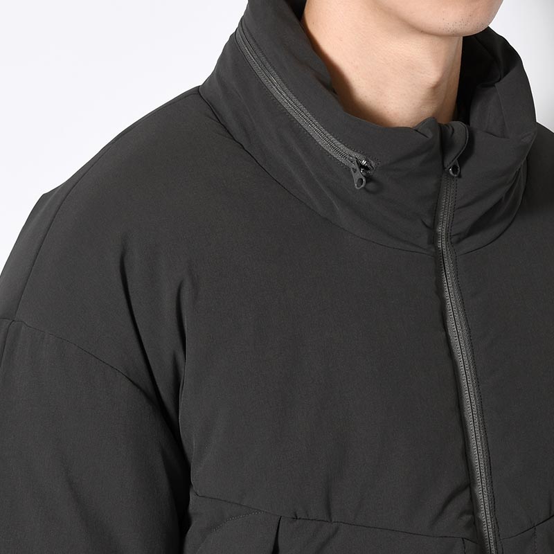 PADDING JACKET -CHARCOAL-