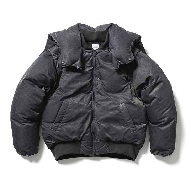 THREE WAY DOWN FLIGHT JACKET -BLACK-