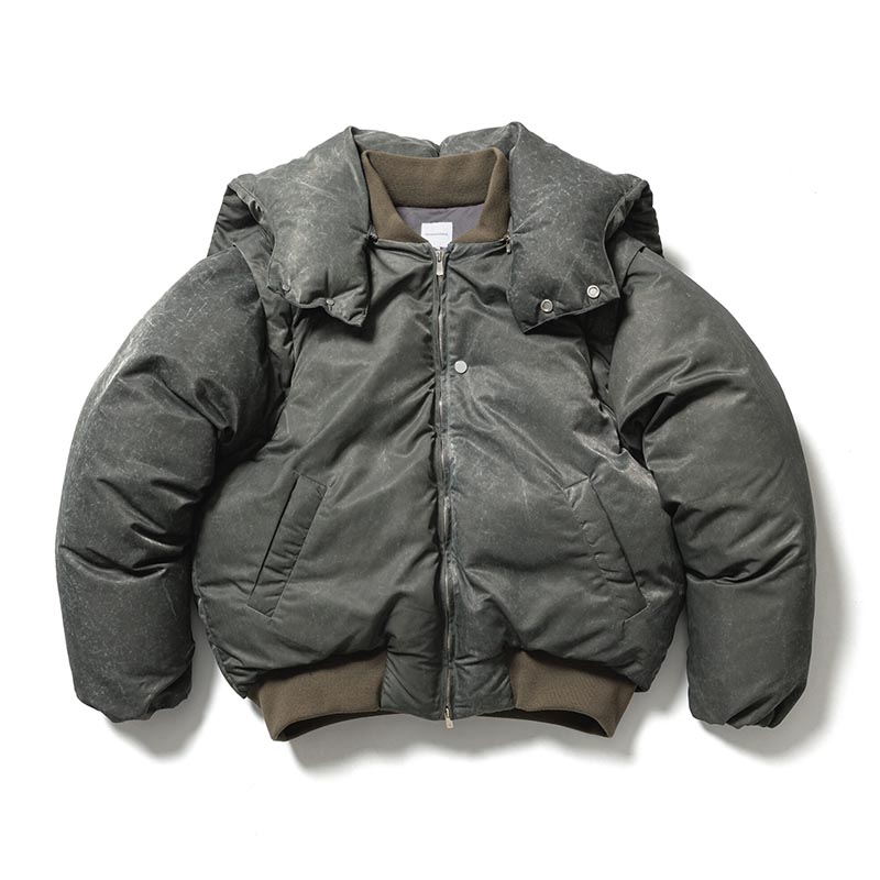 THREE WAY DOWN FLIGHT JACKET -OLIVE-