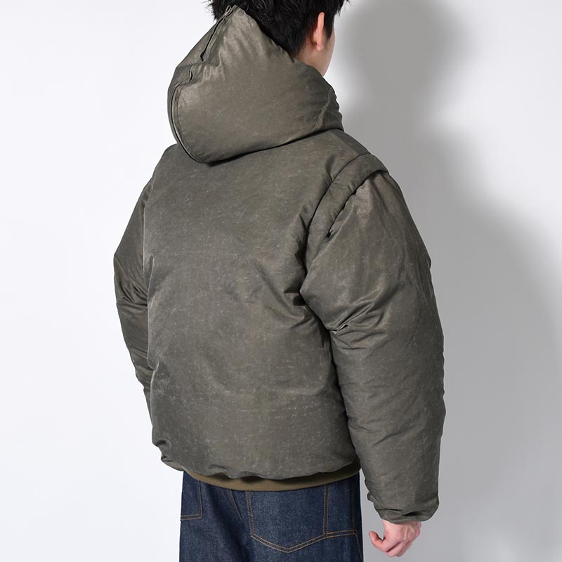 THREE WAY DOWN FLIGHT JACKET -OLIVE-