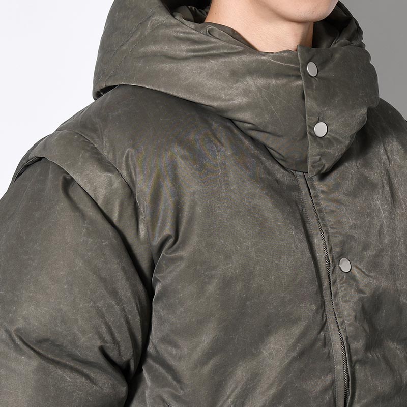 THREE WAY DOWN FLIGHT JACKET -OLIVE-