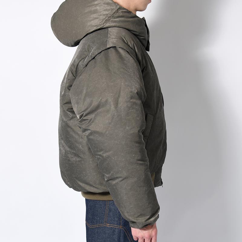 THREE WAY DOWN FLIGHT JACKET -OLIVE-