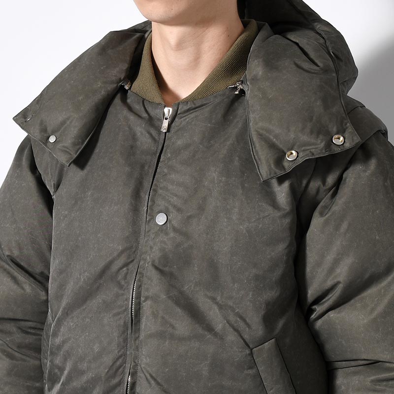 THREE WAY DOWN FLIGHT JACKET -OLIVE-