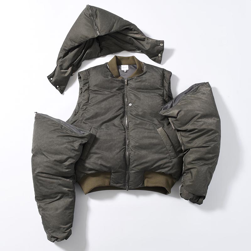 THREE WAY DOWN FLIGHT JACKET -OLIVE-