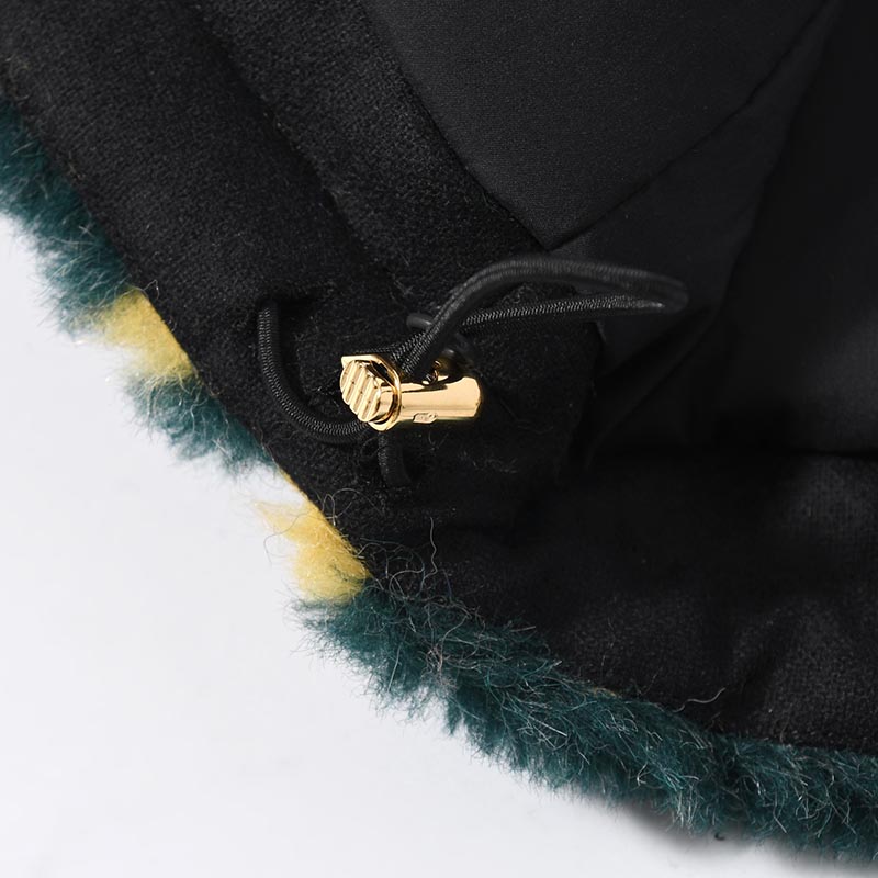 FUR COACH JACKET -GREEN-