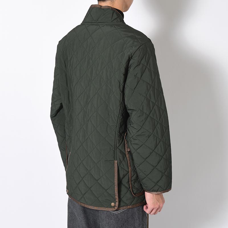 QULTING HANTEN JACKET -DEEP GREEN-