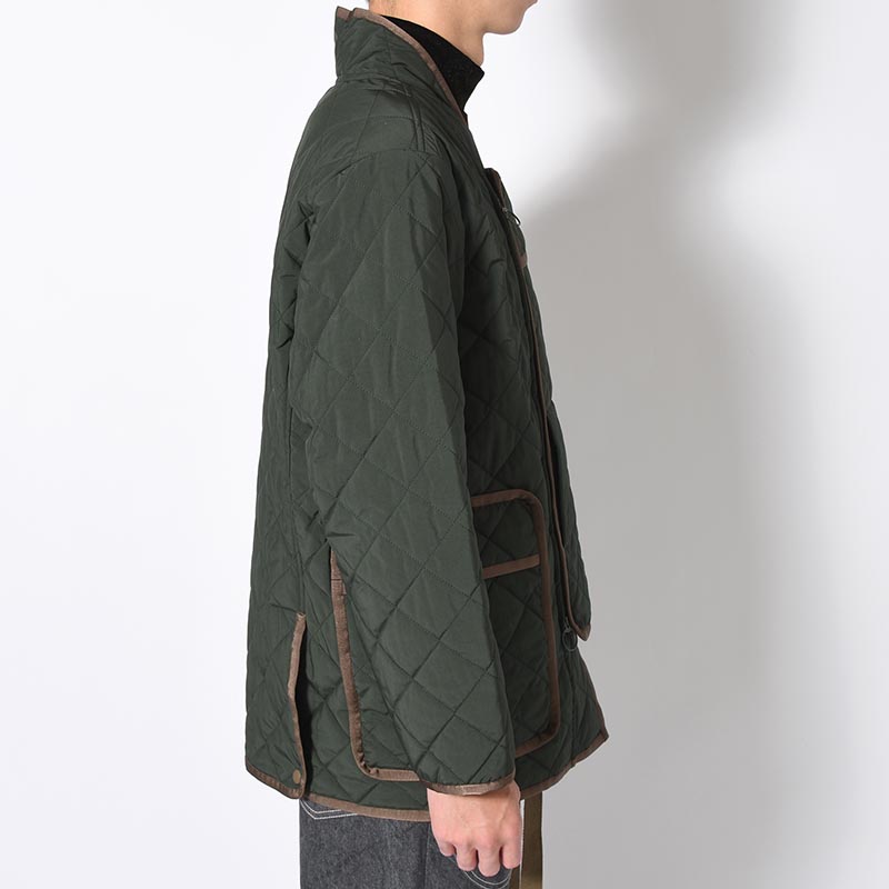 QULTING HANTEN JACKET -DEEP GREEN-