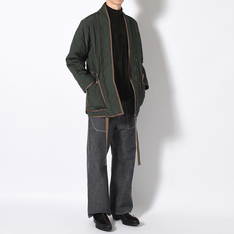 QULTING HANTEN JACKET -DEEP GREEN-