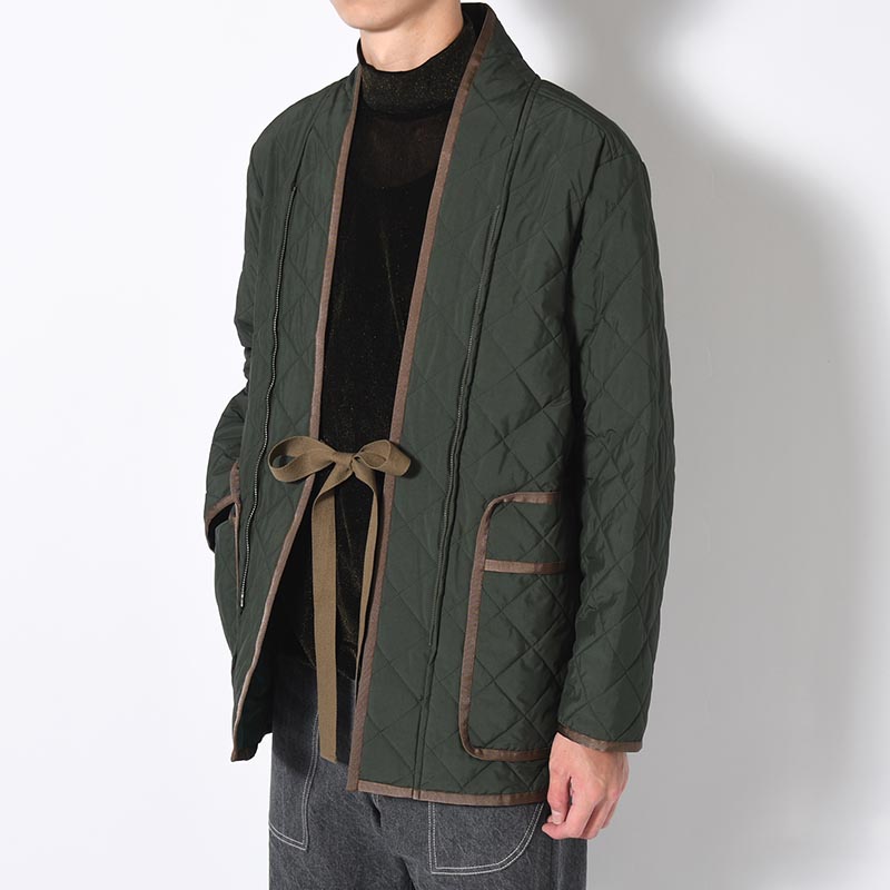 QULTING HANTEN JACKET -DEEP GREEN-