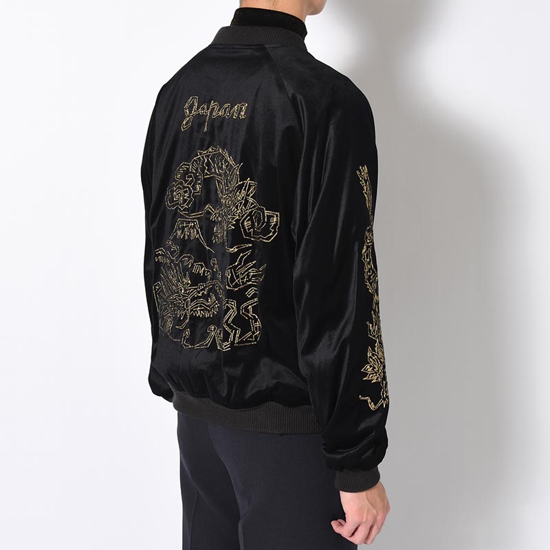 "EASTEND DRAGON" SOUVENIR JACKET -BLACK×BLACK-