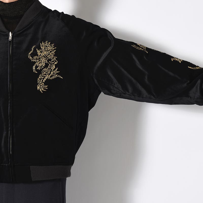 "EASTEND DRAGON" SOUVENIR JACKET -BLACK×BLACK-